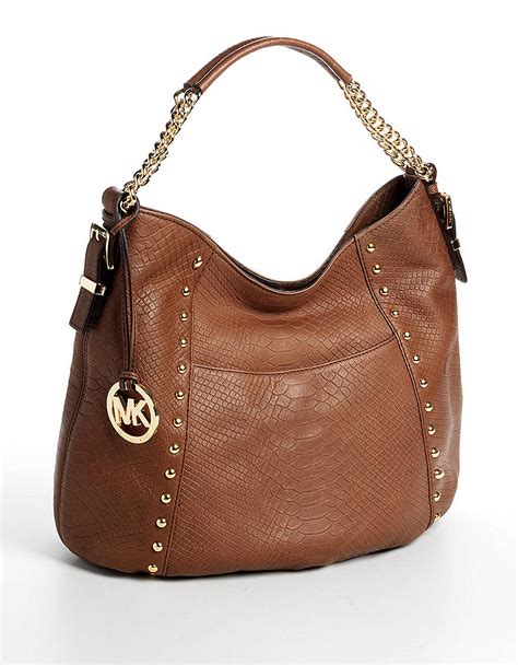 michael kors brown purse 2013|Michael Kors brown shoulder bag.